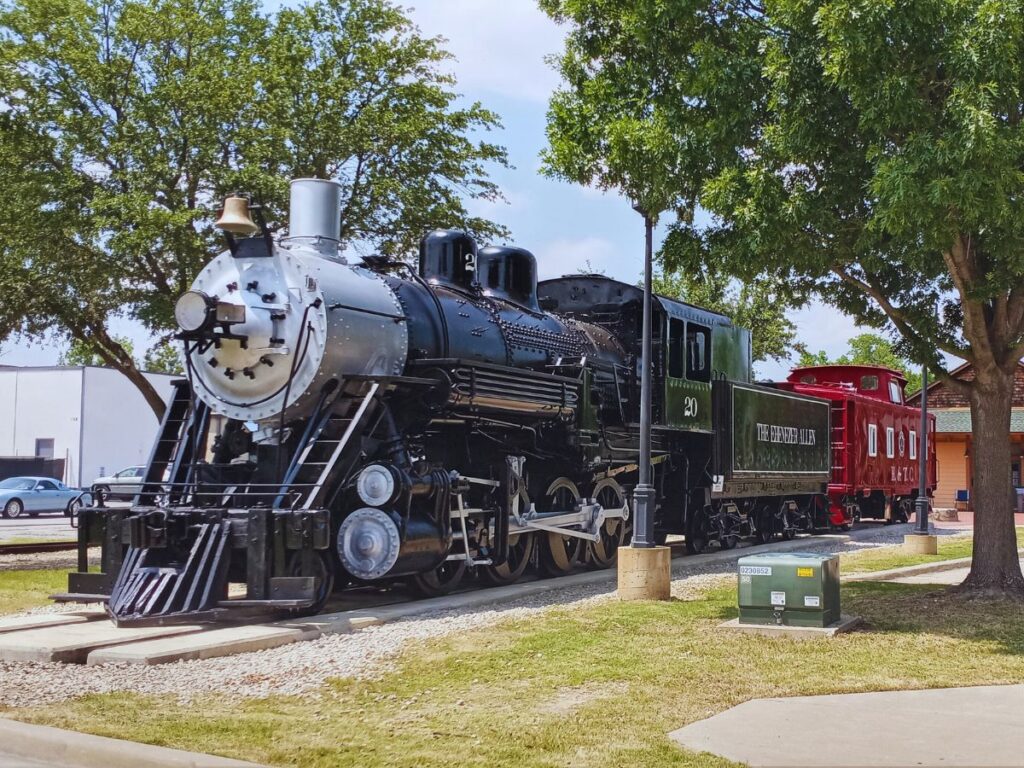 Locomotive at Allen Heritage Center, Allen, TX