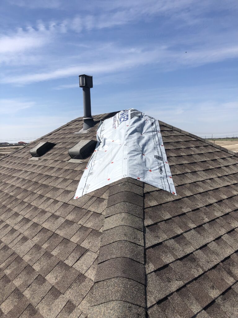 Emergency roof repair in Cleburne, TX, for wind and water damage