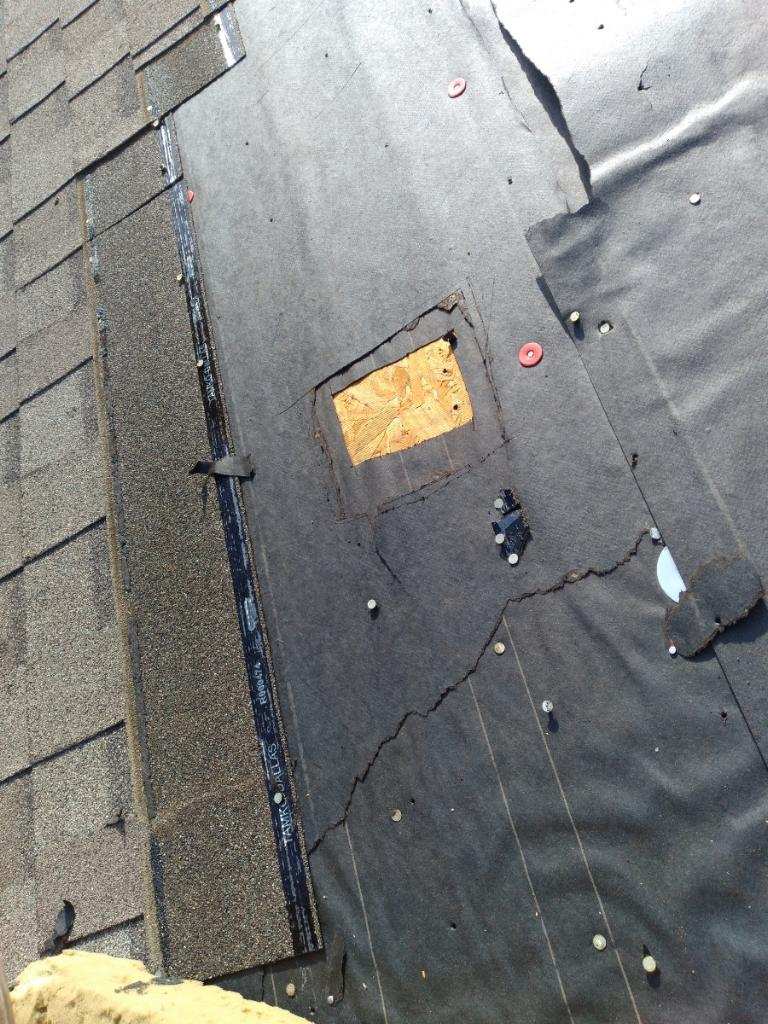 Detailed roof repair in Trophy Club, TX, for residential storm damage