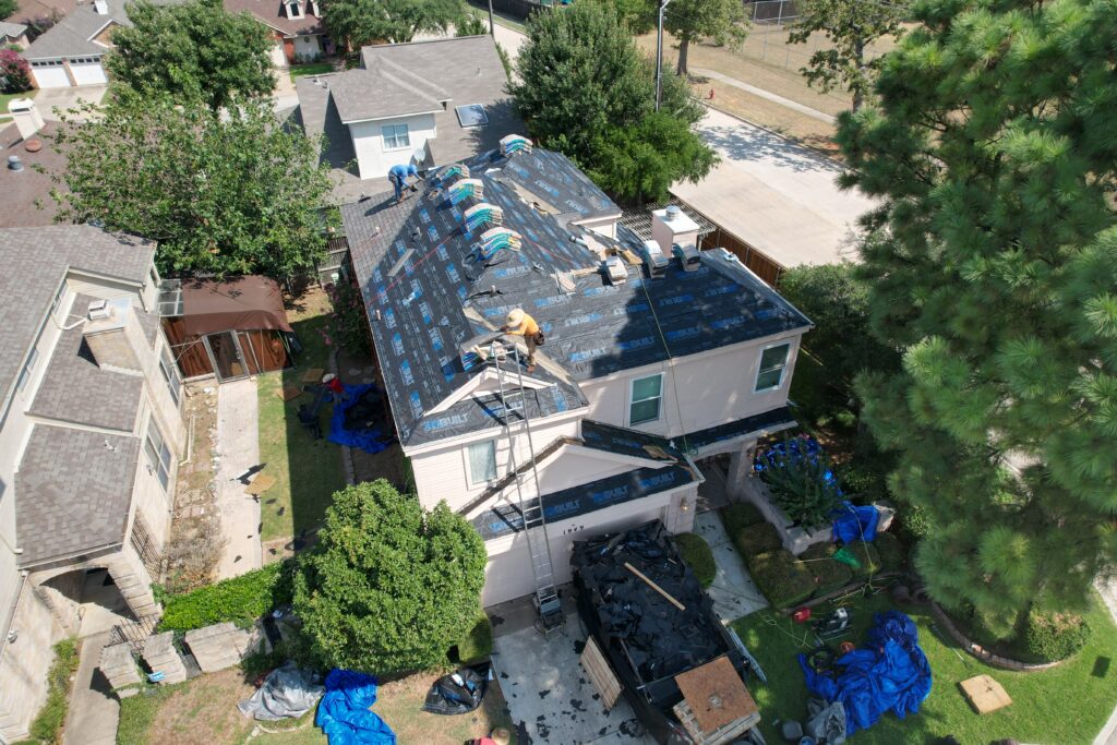 Professional roof replacement in Plano, TX improving home protection