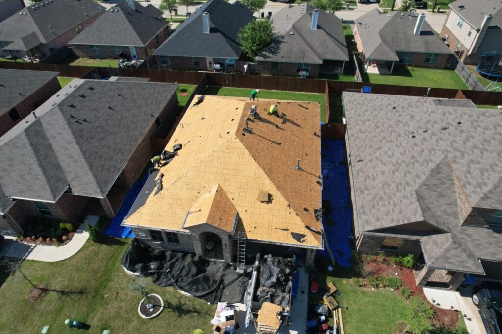 Professional roof replacement in Melissa, TX upgrading protection with durable materials
