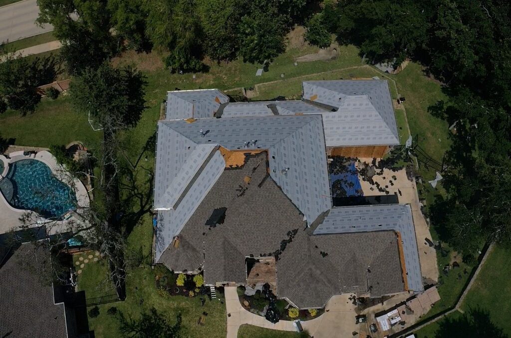 Professional roof installation in Flower Mound, TX providing dependable protection for residential properties