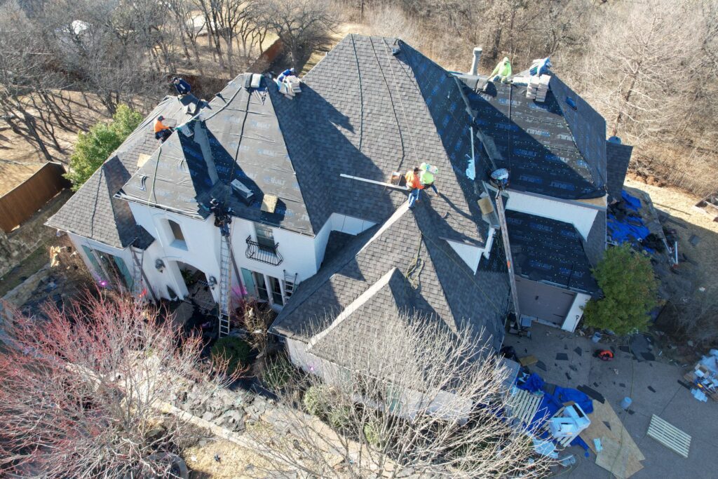 Professional roof installation in Northlake, TX providing durable protection for residential properties